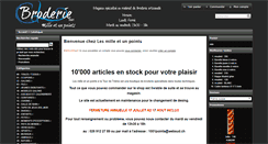 Desktop Screenshot of mille-et-un-points.ch